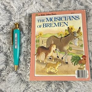 The musicians of Breman Little Golden books vintage copyright 1983